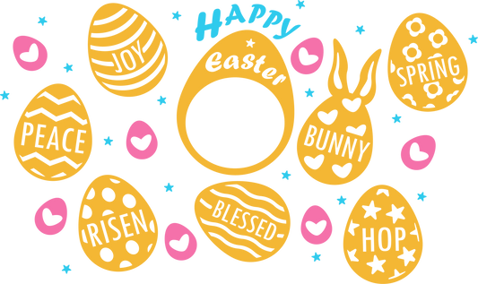 Happy Easter-24oz Cold Cup Wrap