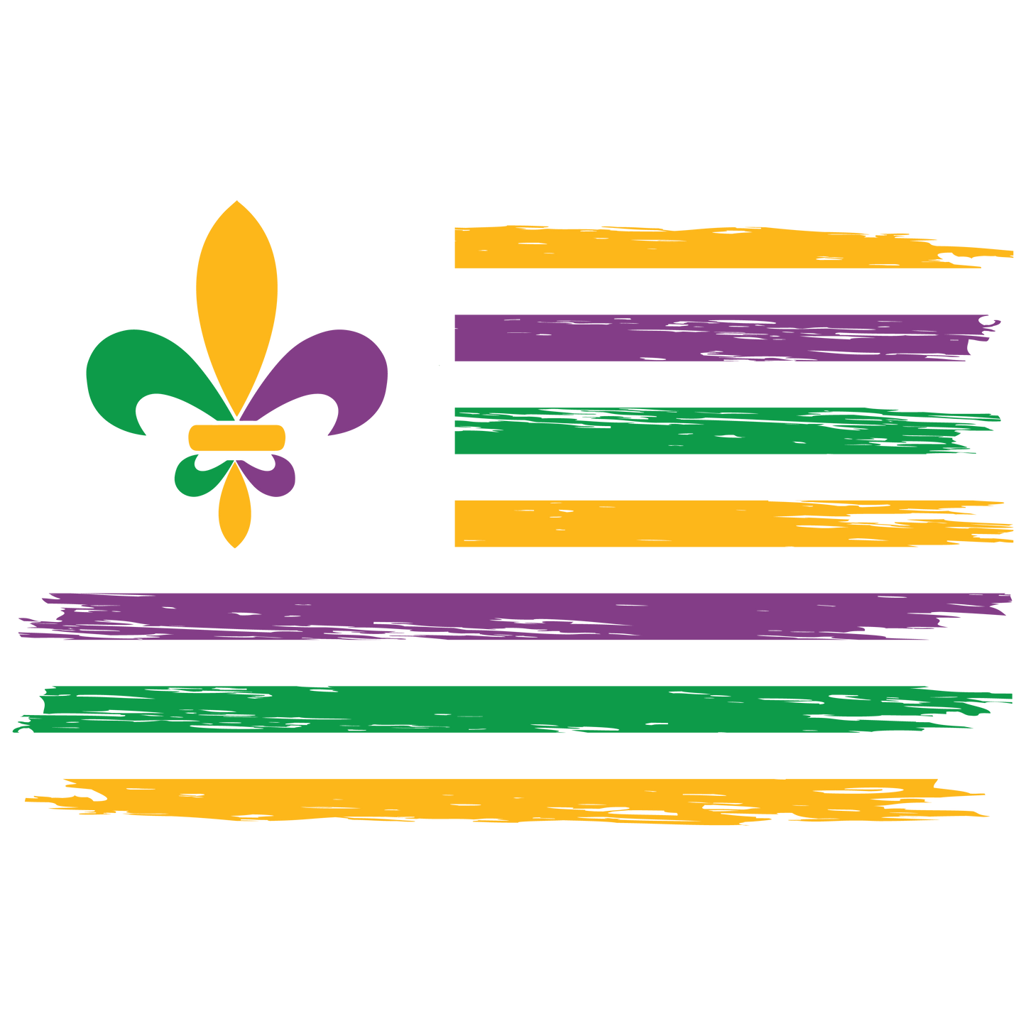 Mardi Gras-Printed Heat Transfer Vinyl