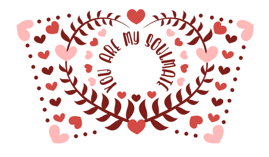 You are my soulmate-24oz Cold Cup Wrap