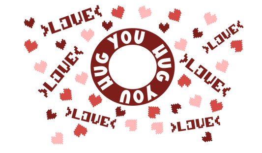 Hug You-24oz Cold Cup Wrap