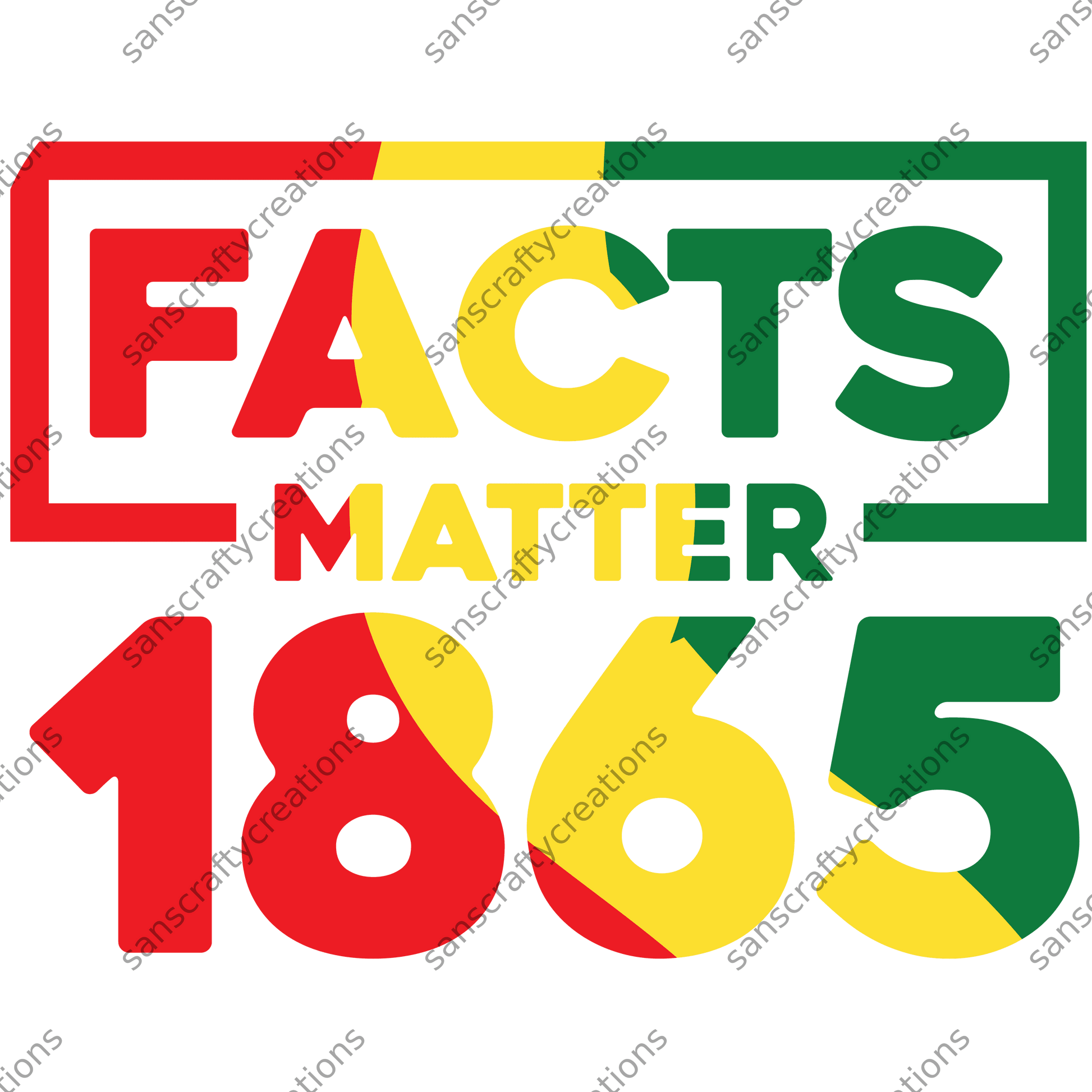 Facts Juneteenth-Transfer -  by SansCraftyCreations.com - 