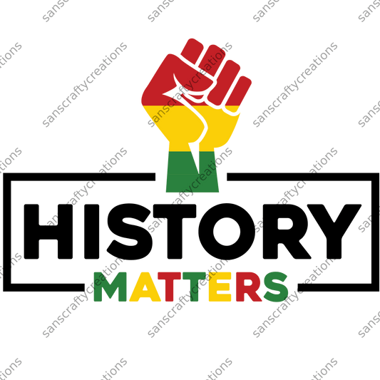 History Matters-Transfer -  by SansCraftyCreations.com - 