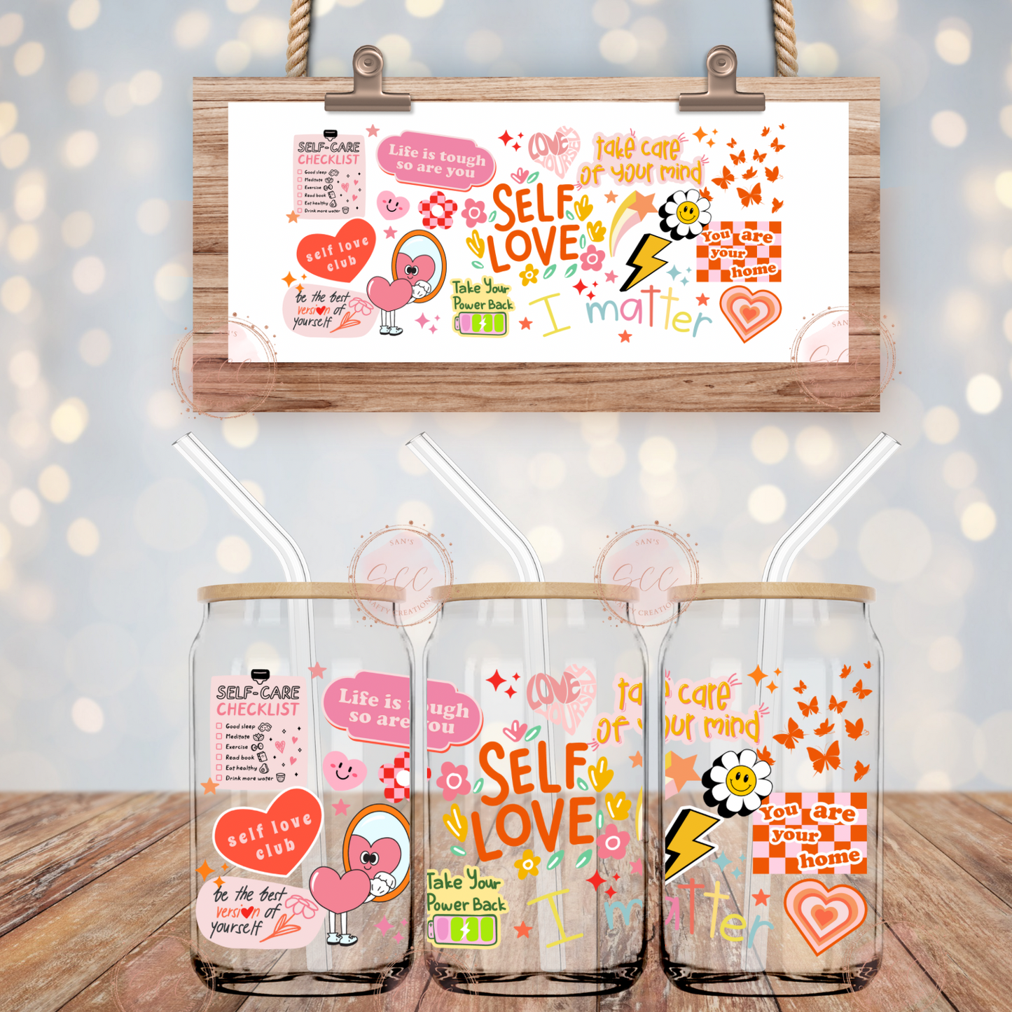 Self Love-Libbey Glass Wrap