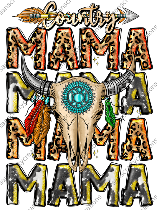 Country Mama-Transfer - by SansCraftyCreations.com -
