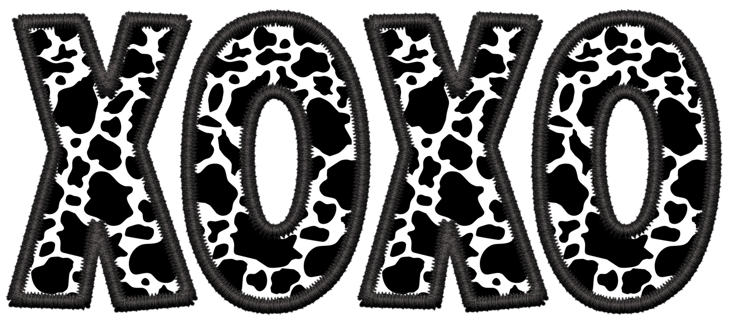 XOXO-Printed Heat Transfer Vinyl