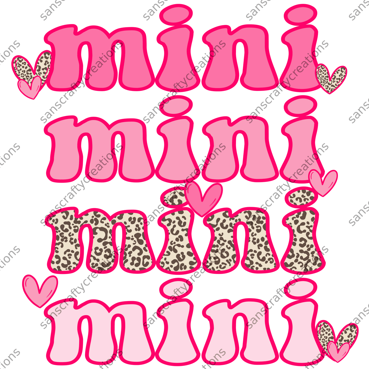 Mini Mini Mini Mini-Transfer -  by SansCraftyCreations.com - 