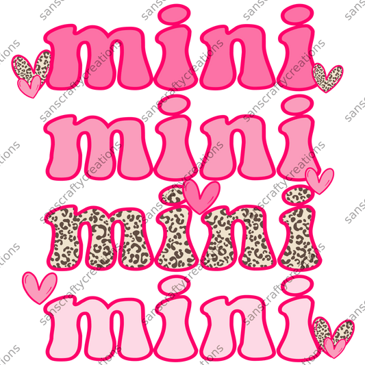 Mini Mini Mini Mini-Transfer - by SansCraftyCreations.com -