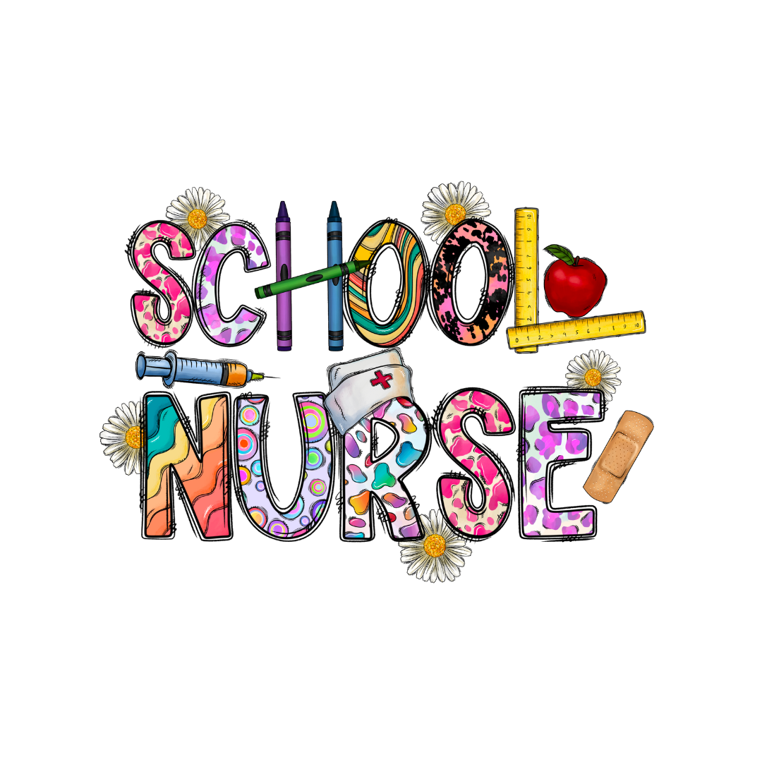 School Nurse-Printed Heat Transfer Vinyl