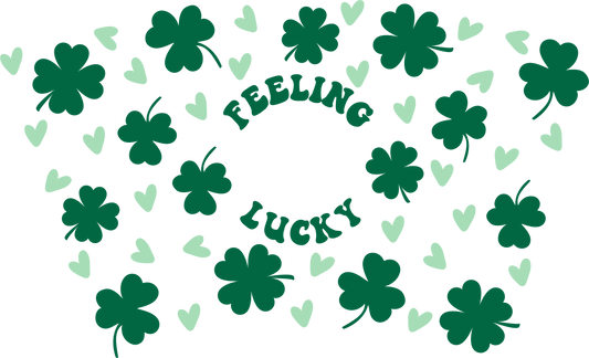 Feeling Lucky-24oz Cold cup wrap