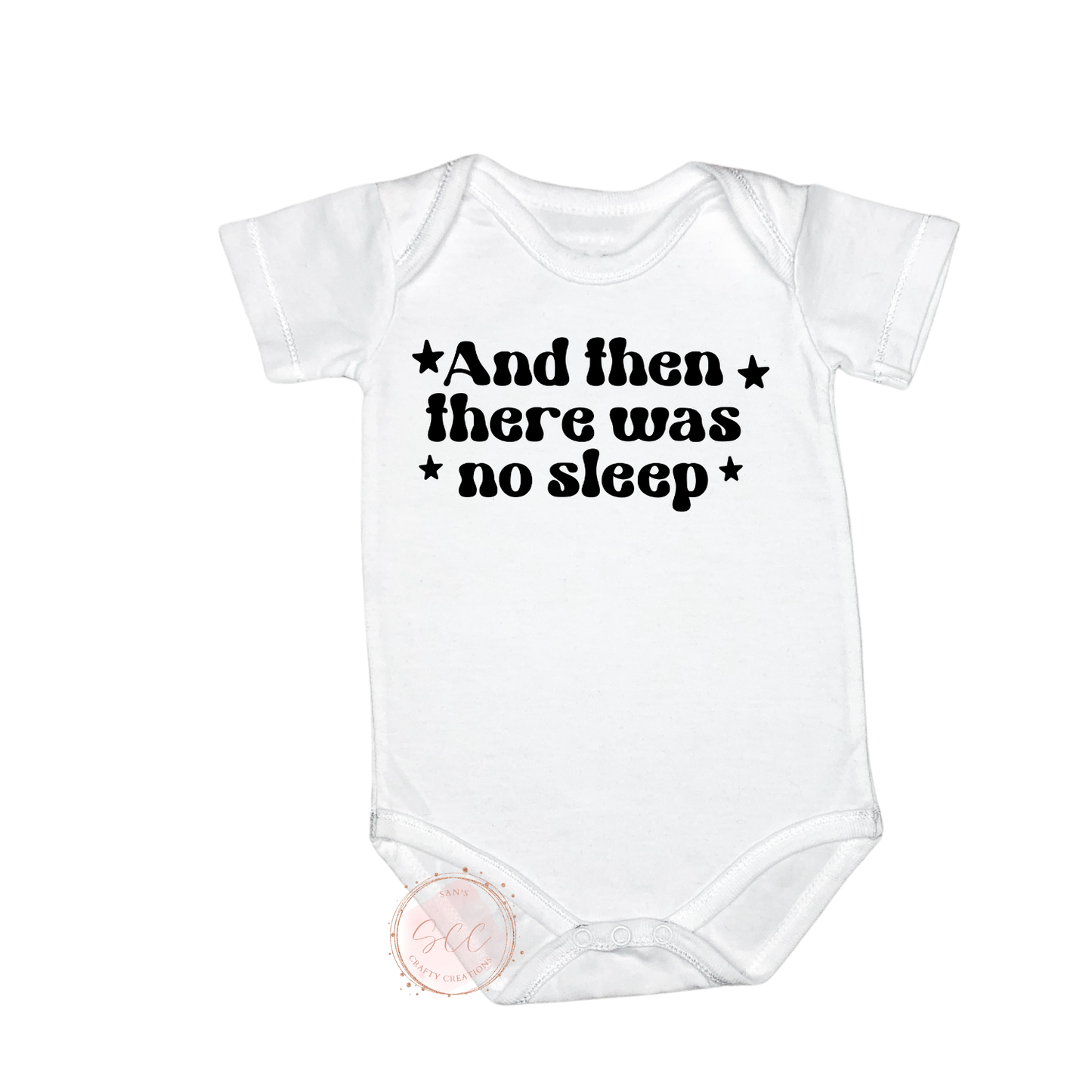 And then there was no sleep-Baby Onsie