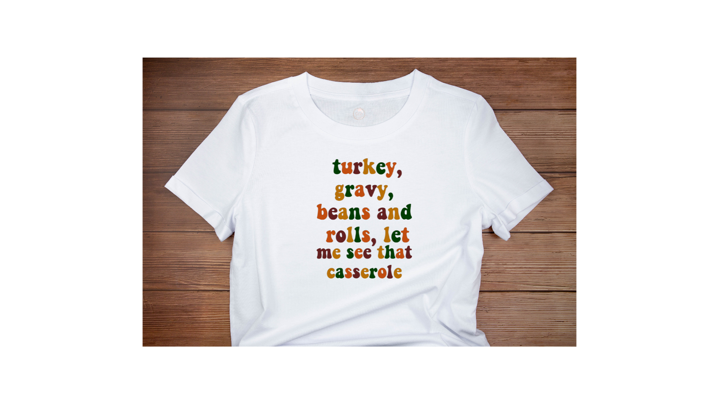 Turkey, gravy- Adult Unisex T-Shirt