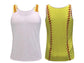 Softball Tank Top- White/Yellow