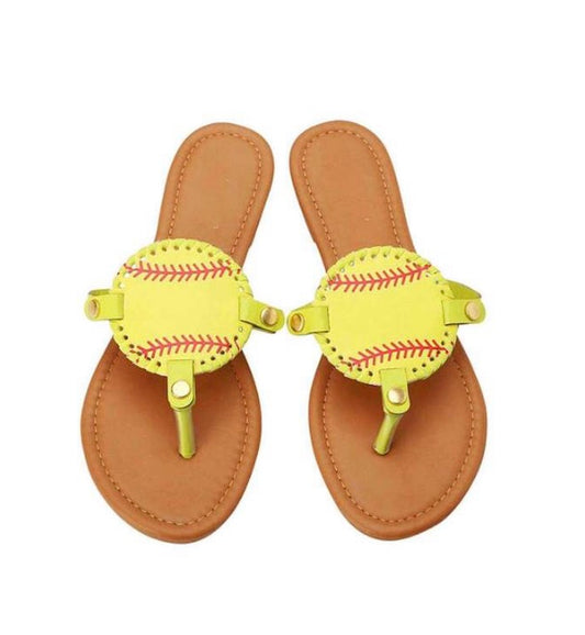 Women's Softball Flip Flops Sandals