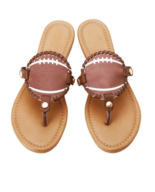 Women Football Flip Flops Sandals