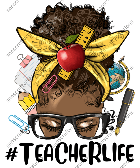 Teacher Life-Transfer - by SansCraftyCreations.com -