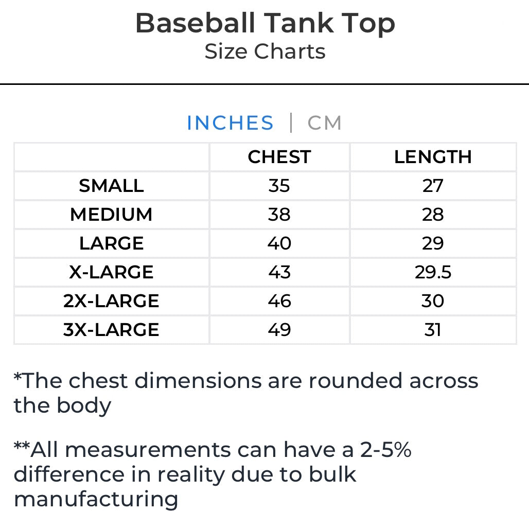 Baseball Tank Top-Gray/White