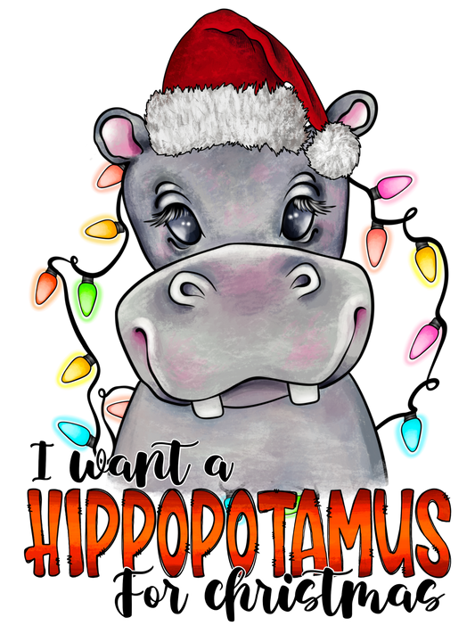 I want a Hippopotamus-Printed Heat Transfer Vinyl