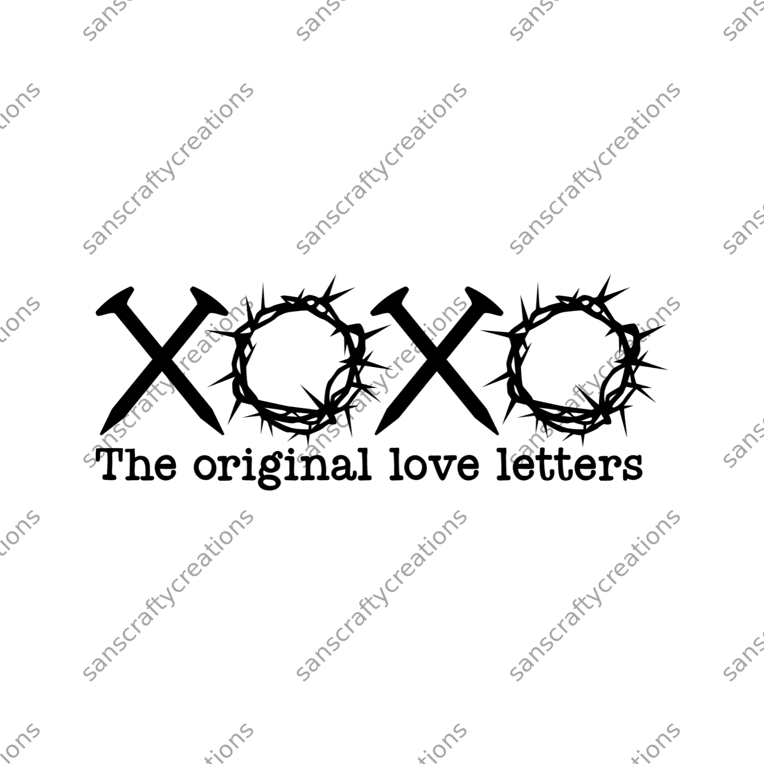 The Original Love Letters-Transfer -  by SansCraftyCreations.com - 