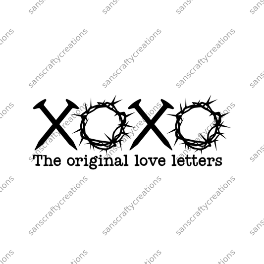 The Original Love Letters-Transfer - by SansCraftyCreations.com -