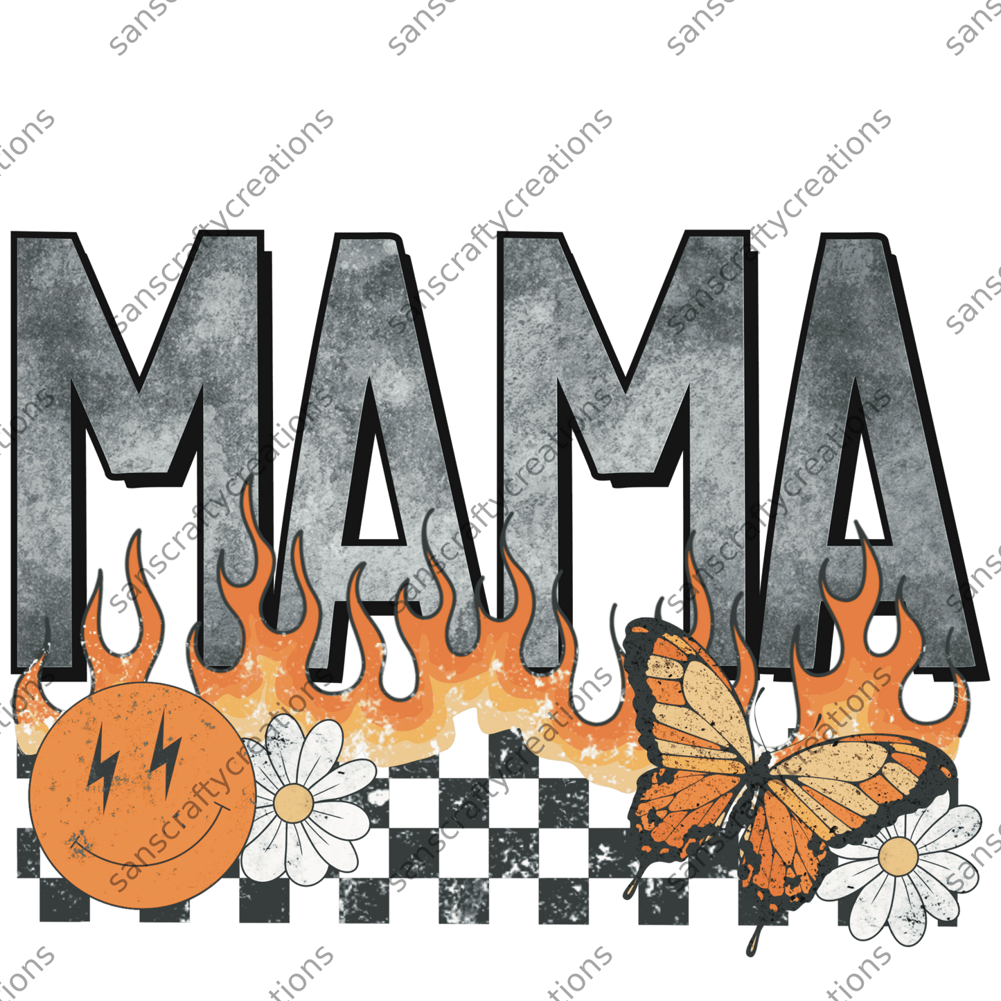 Mama fire-Transfer -  by SansCraftyCreations.com - 