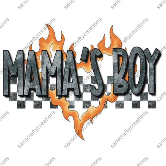 Mama's Boy-Transfer -  by SansCraftyCreations.com - 