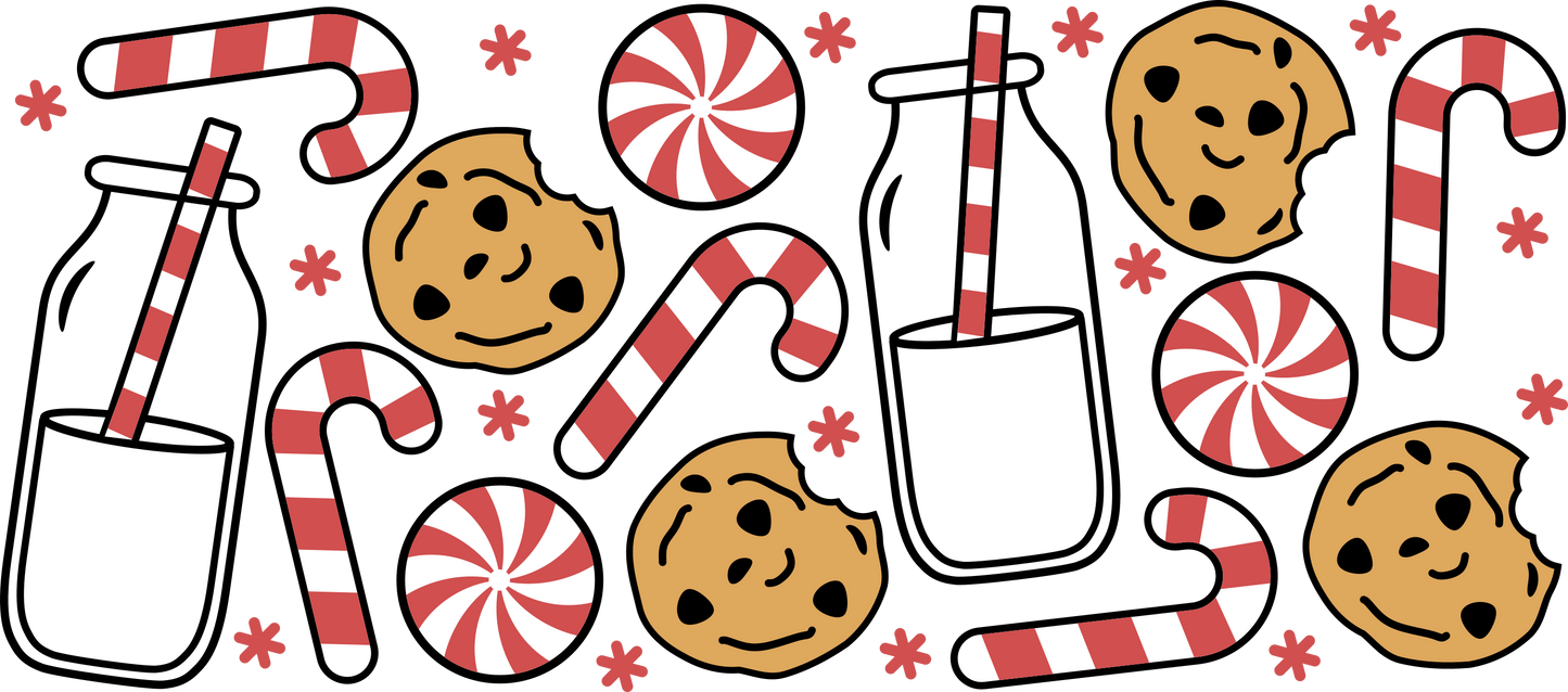 Cookies and Milk-16oz Libbey Glass Wrap