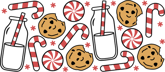 Cookies and Milk-16oz Libbey Glass Wrap