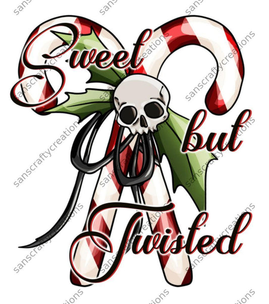Sweet but Twisted-Printed Heat Transfer Vinyl - by SansCraftyCreations.com -