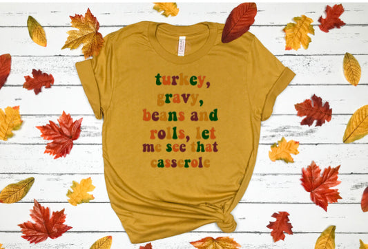 Turkey, gravy- Adult Unisex T-Shirt