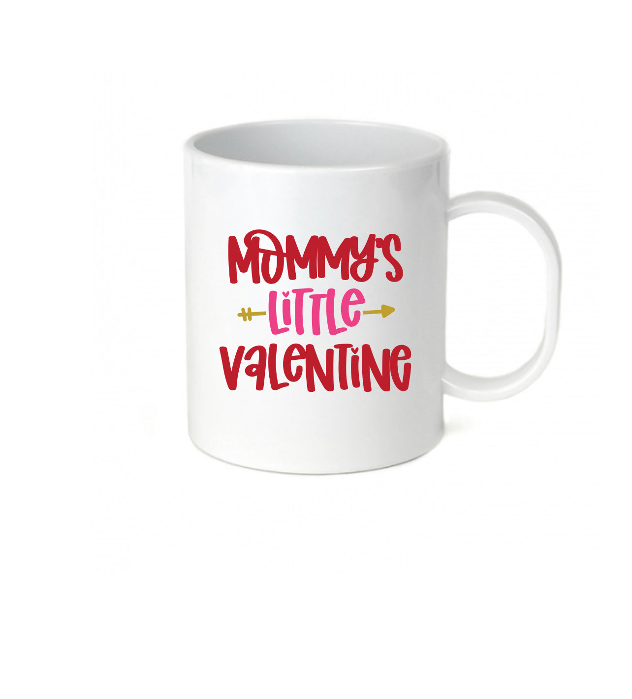 Valentines- Plastic 11 oz. Mugs. GREAT FOR KIDS. Comes with a pack of hot cocoa.