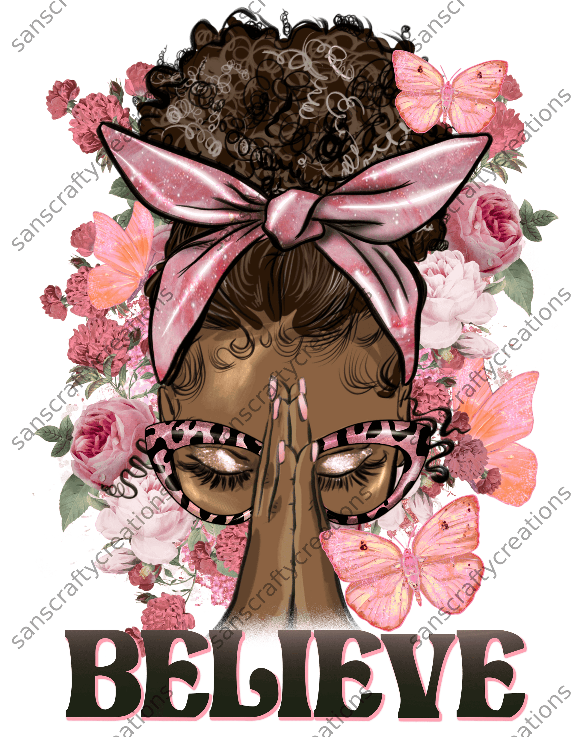Believe-Transfer -  by SansCraftyCreations.com - 
