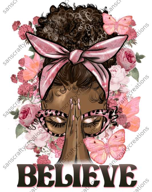Believe-Transfer - by SansCraftyCreations.com -